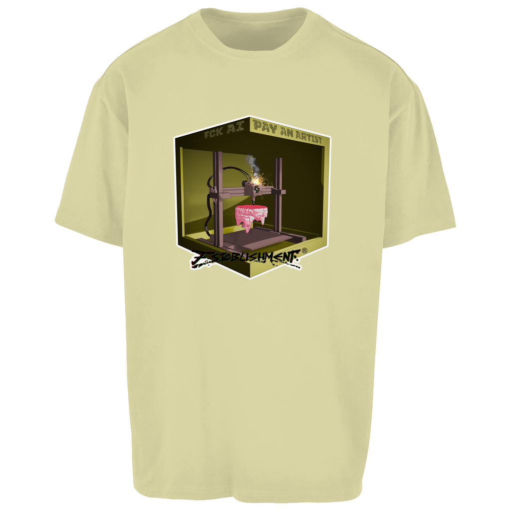 Oversize T-Shirt "Fck Ai - Pay Artists"