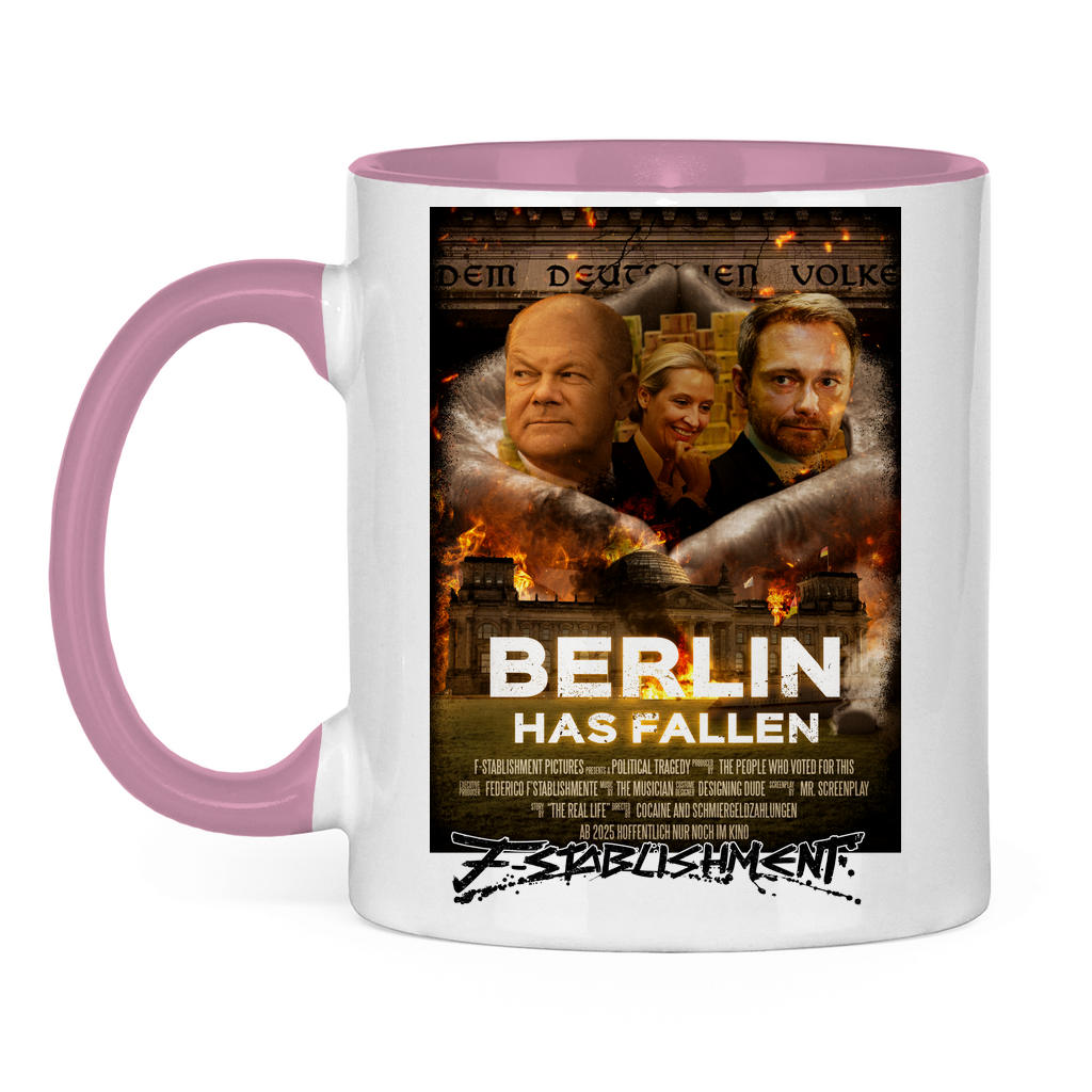 Tasse "Berlin has fallen" zweifarbig