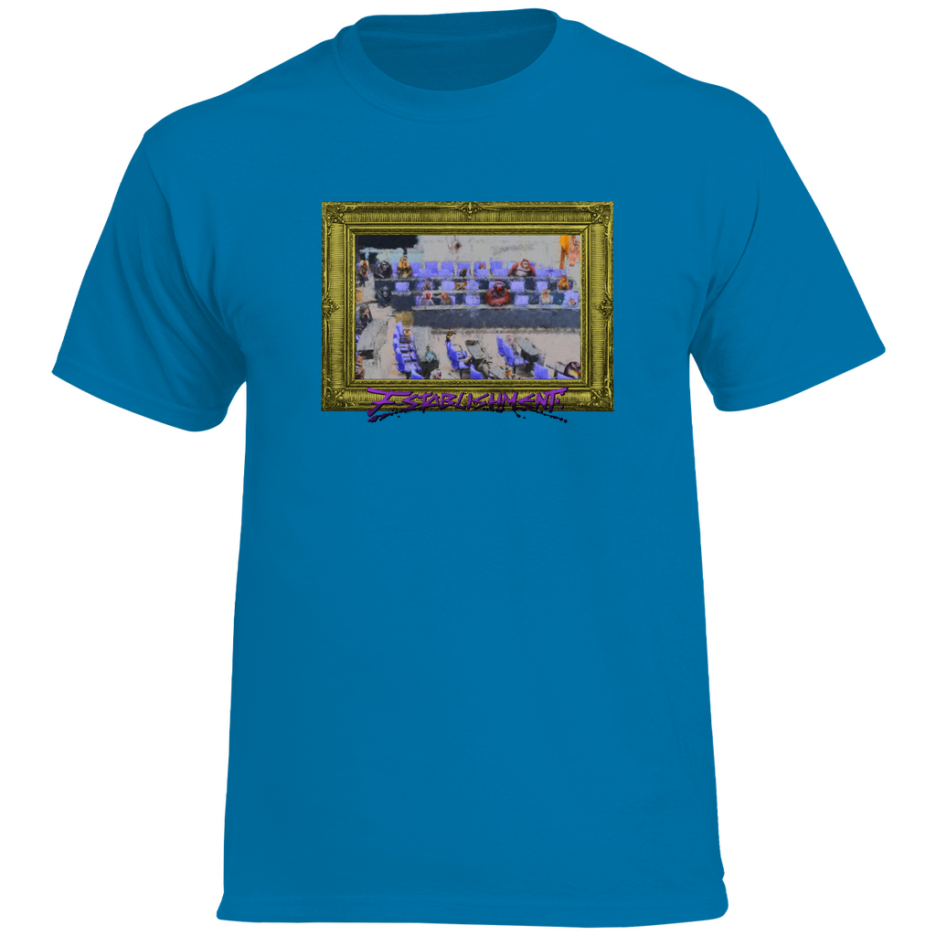 ️🔥 Basic T-Shirt zum ANGEBOTSPREIS ️🔥 "Bundestag voller Affen" - Gerahmt