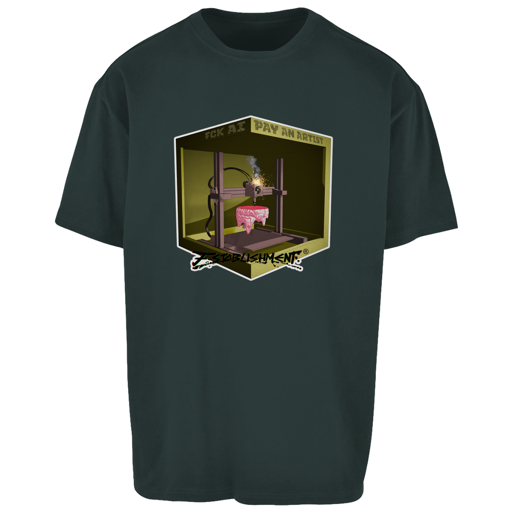 Oversize T-Shirt "Fck Ai - Pay Artists"