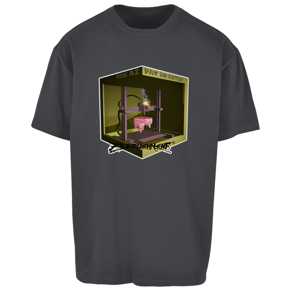 Oversize T-Shirt "Fck Ai - Pay Artists"