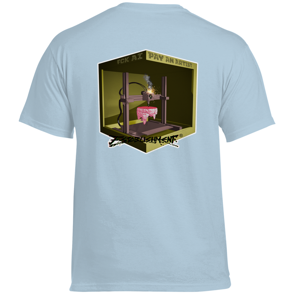 T-Shirt "Fck Ai - Pay Artists" Schwere Baumwolle