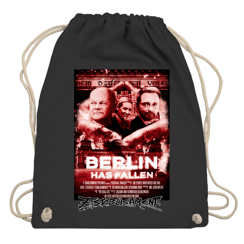 Sportbeutel "Berlin has fallen" - Rot