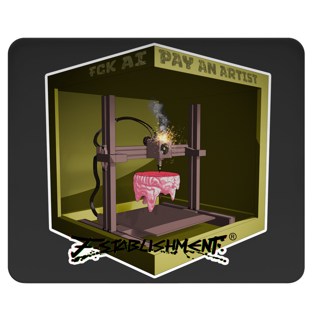 Mousepad "Fck Ai - Pay Artists"