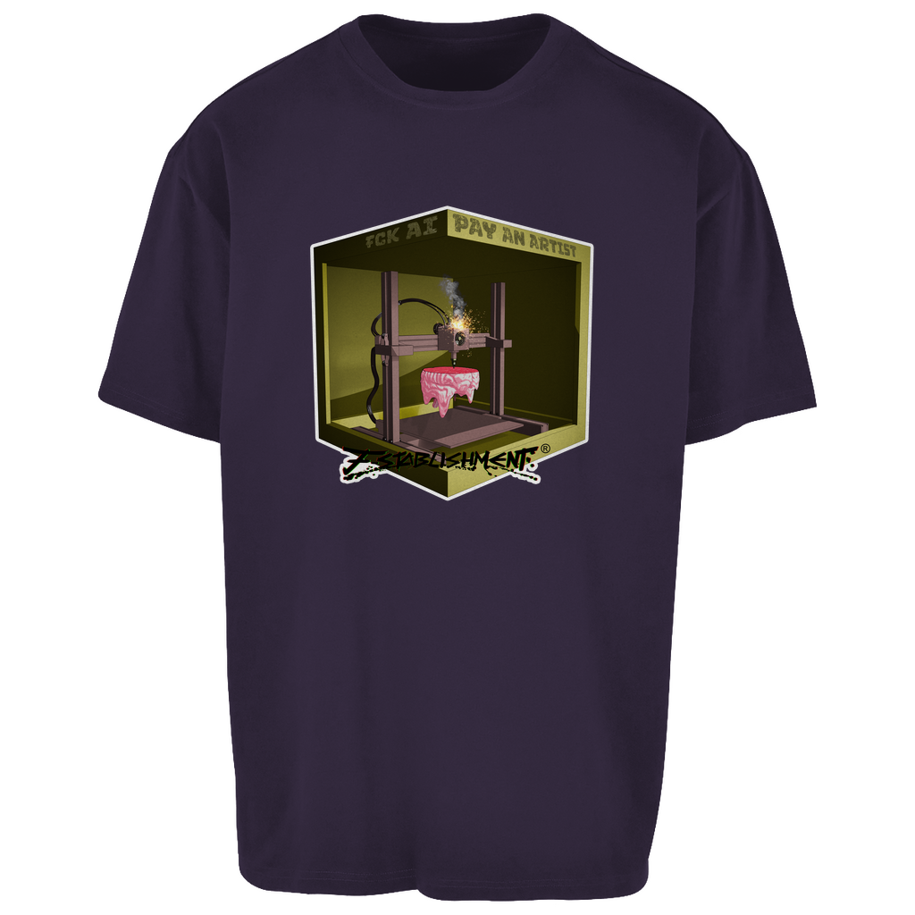Oversize T-Shirt "Fck Ai - Pay Artists"