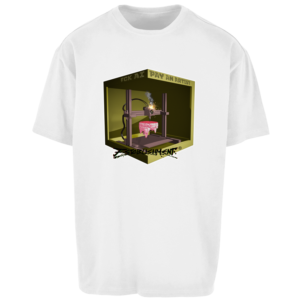 Oversize T-Shirt "Fck Ai - Pay Artists"