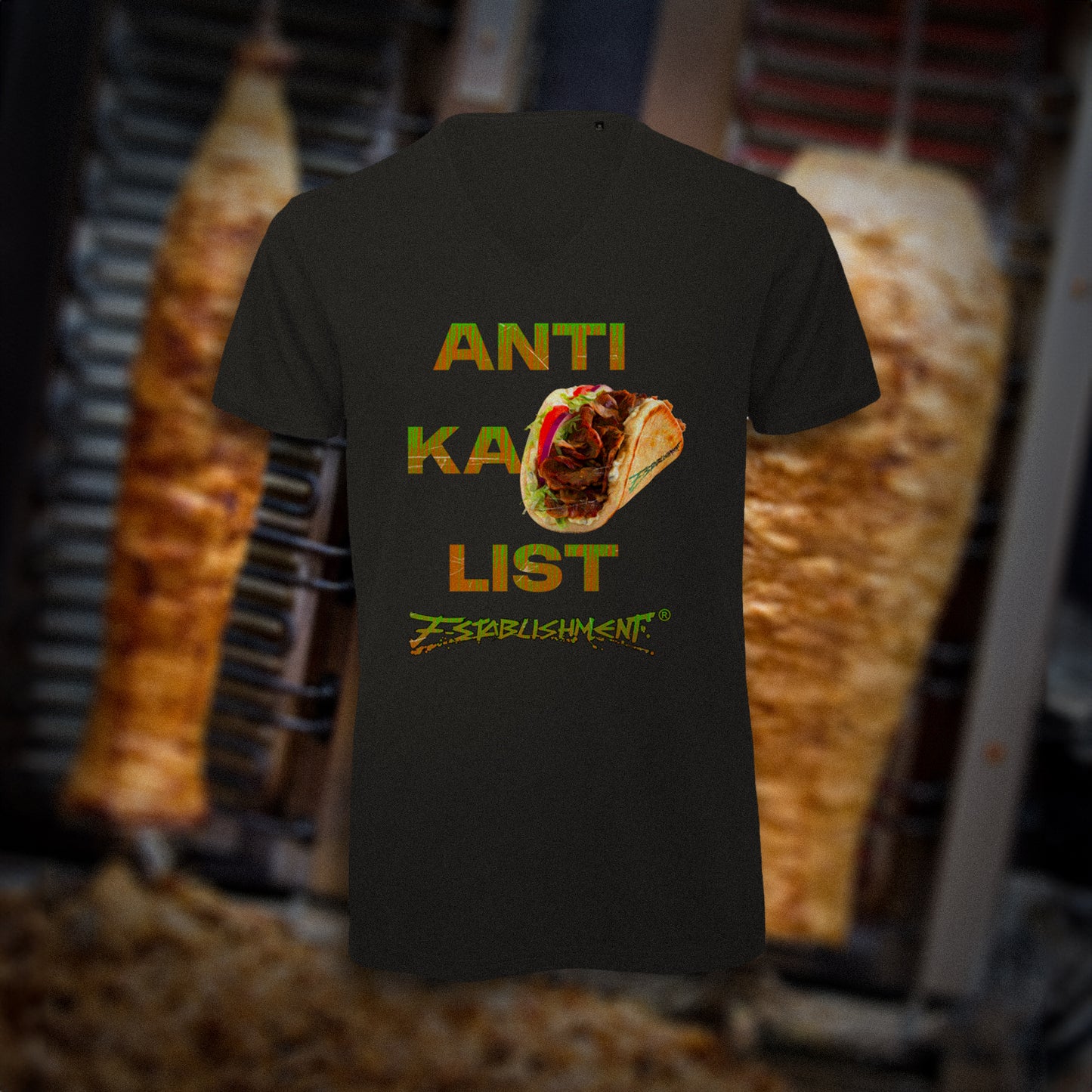 Premium Bio V-Neck T-Shirt "Anti-ka-Pita-list"