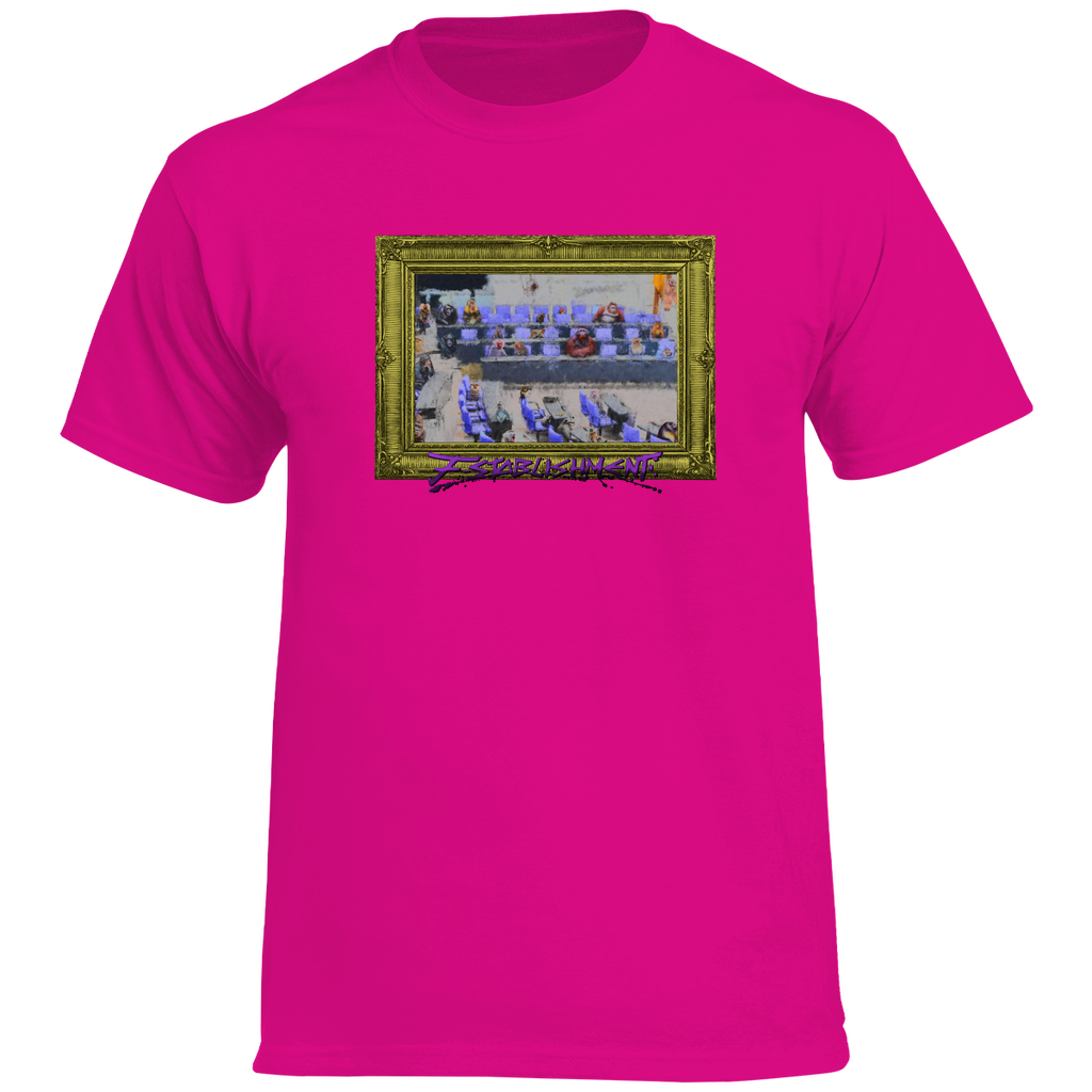 ️🔥 Basic T-Shirt zum ANGEBOTSPREIS ️🔥 "Bundestag voller Affen" - Gerahmt