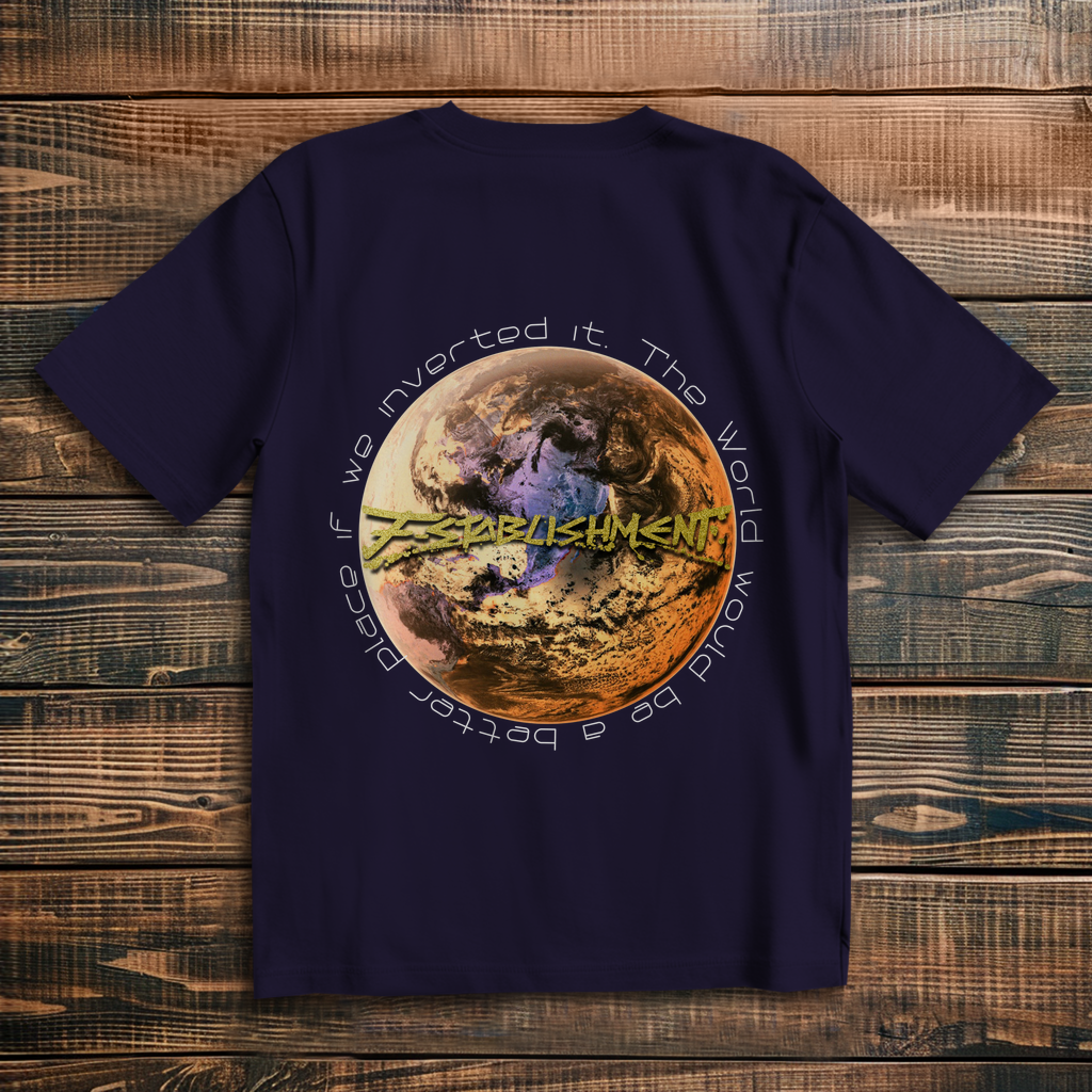Oversize T-Shirt "Inverted Earth" (Version Amerika)