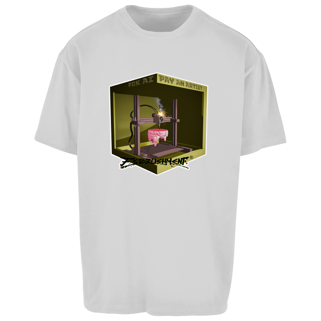 Oversize T-Shirt "Fck Ai - Pay Artists"