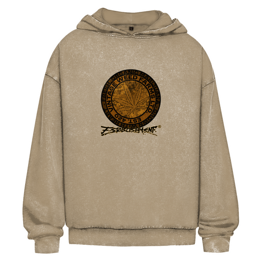 Vintage Weed Farms - Oversize Hoodie washed