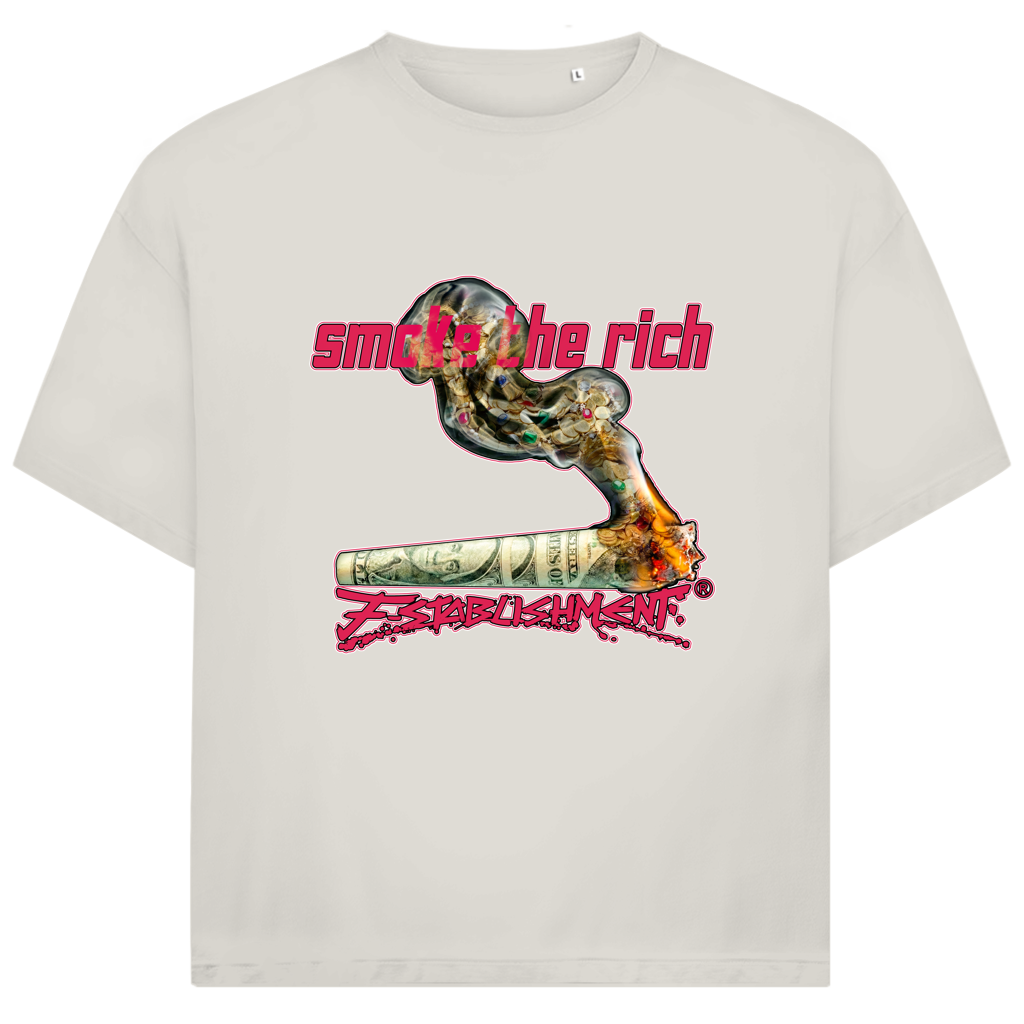 "Smoke the Rich" - Jack and Jones Oversize Shirt